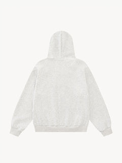 OYL-Lab Cartoon Graphic Zip Up Hoodie