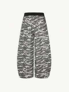 OYL-Lab Camo Contrast Panel Baggy Pants