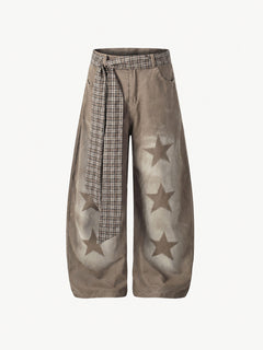 OYL-Lab Vintage Star Washed Baggy Jeans