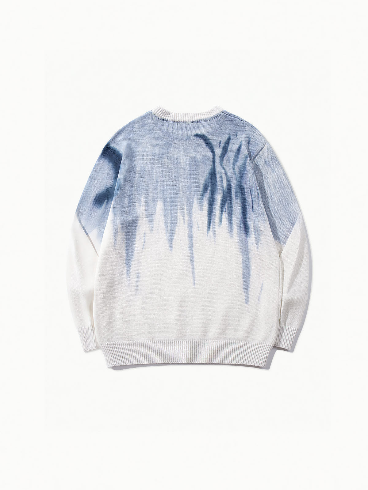 OYL-Lab Gradient Tie‑Dye Crewneck Sweater