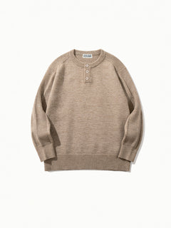 OYL-Lab Henley Collar Sweater