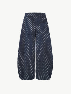 OYL-Lab Retro Polka‑Dot Star Print Baggy Balloon‑Leg Sweatpants