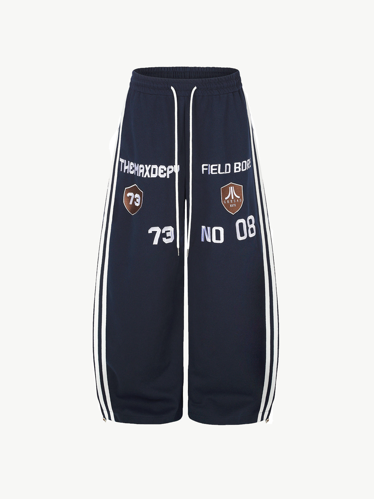 OYL-Lab Vintage Embroidered Baggy Sweatpants