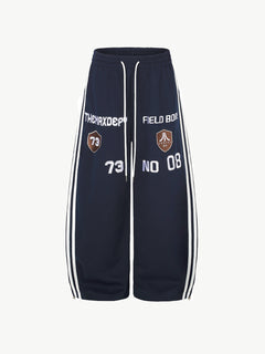 OYL-Lab Vintage Embroidered Baggy Sweatpants