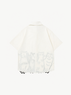[Copy][Copy]OYL-Lab  90s Varsity 94 Print Patchwork Shirt