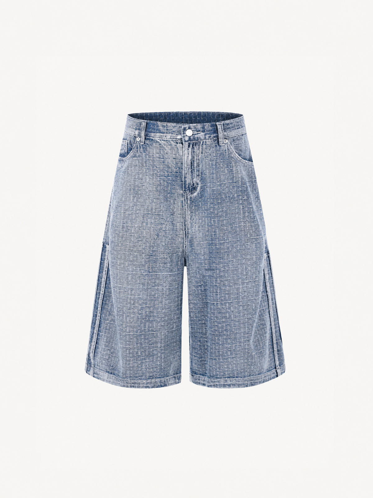 OYL-Lab Textured Grid  Baggy Jorts