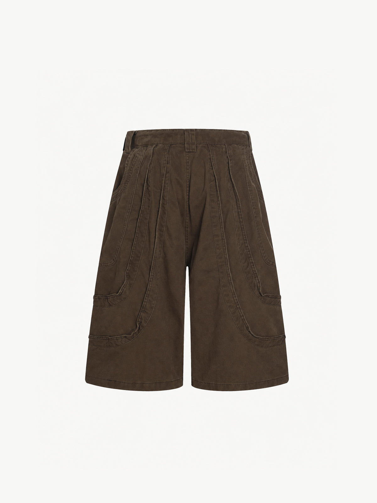 OYL-Lab Deconstructed Seam Panel Cargo Shorts
