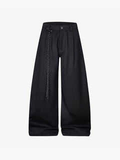 OYL-Lab Pleated Baggy Wide Leg Trousers