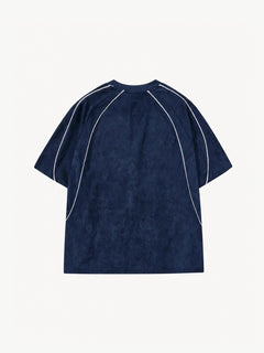 OYL-Lab Suede Soccer Jersey #7 V Neck Tee