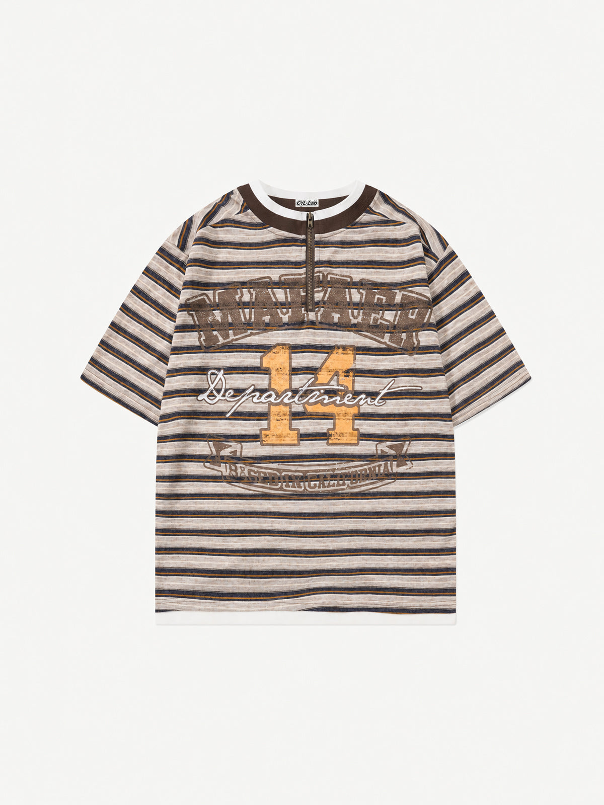 [Copy][Copy][Copy][Copy][Copy][Copy][Copy][Copy][Copy][Copy][Copy][Copy]OYL-Lab Waffle Rib Distressed Letter Print Tee