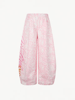 [Copy]OYL-Lab Faux Denim Vintage Patchwork Print Pants