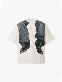 OYL-Lab 3D Faux Optical Illusion Tee