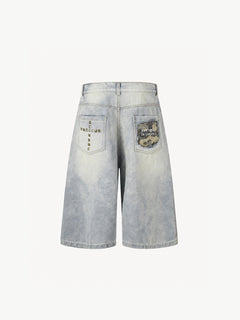 [Copy]OYL-Lab Textured Grid  Baggy Jorts