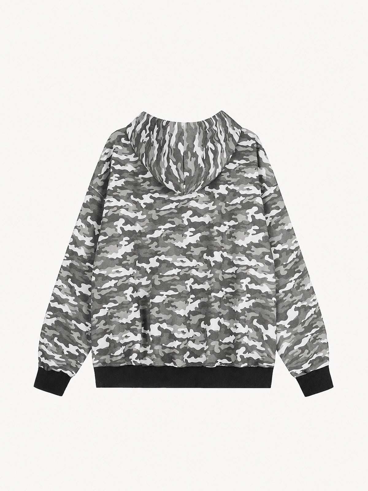 OYL-Lab Camo Panel Zip Up Hoodie
