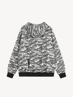 OYL-Lab Camo Panel Zip Up Hoodie