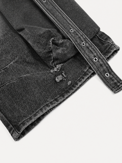 [Copy][Copy]OYL-Lab Star Patch Washed Denim Jorts