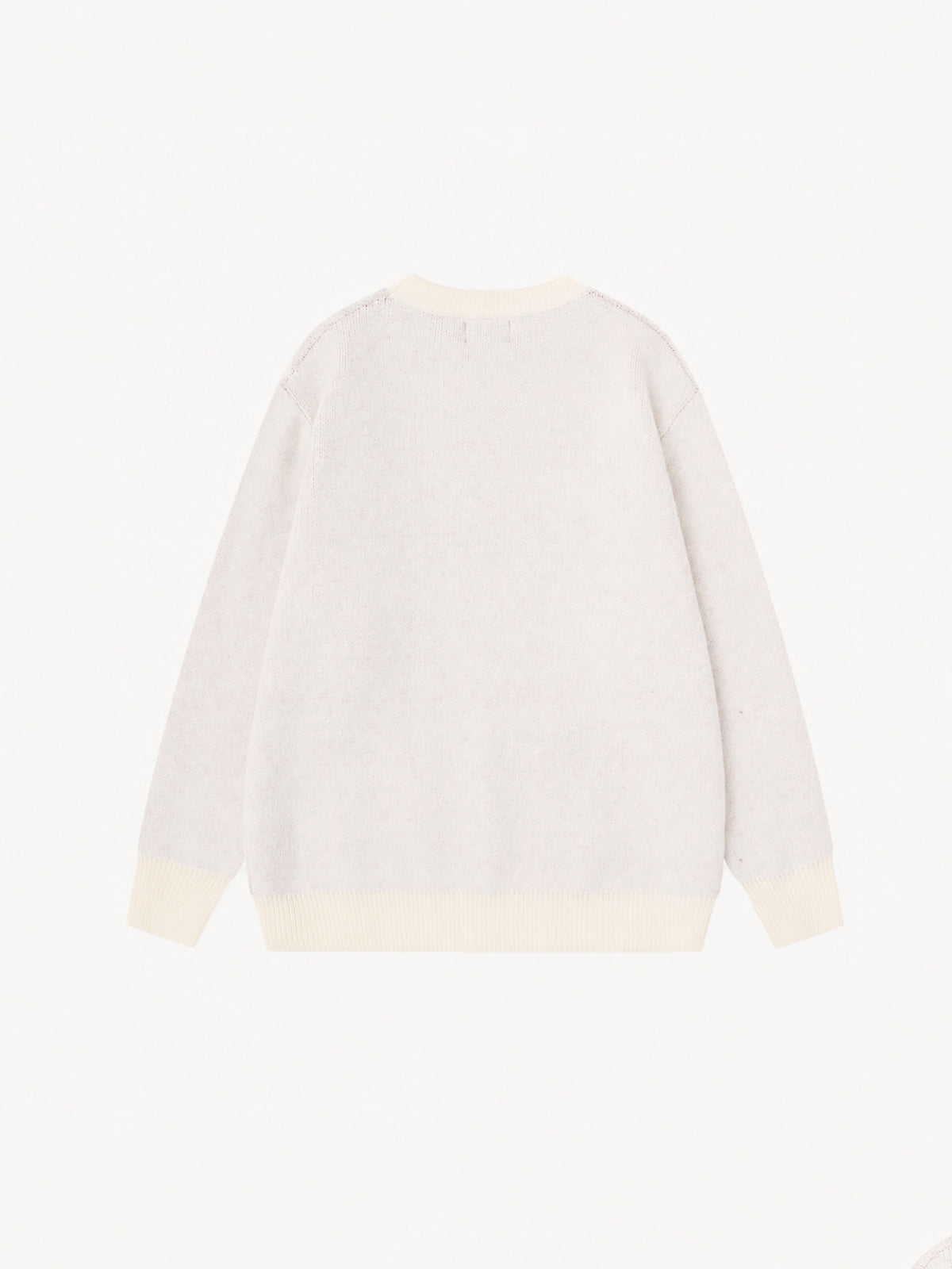 OYL-LabSkeleton Jacquard Crewneck Sweater