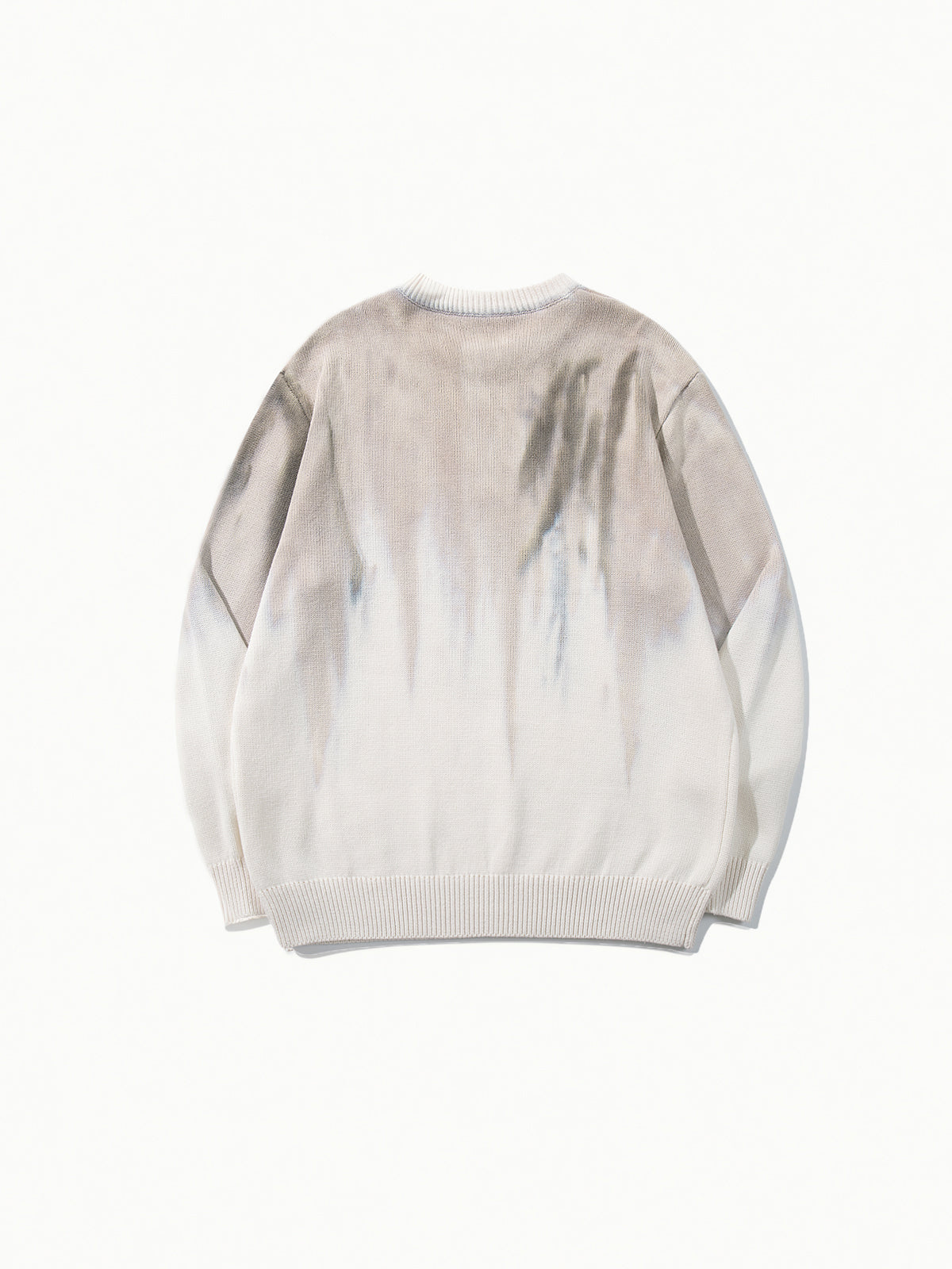 OYL-Lab Gradient Tie‑Dye Crewneck Sweater