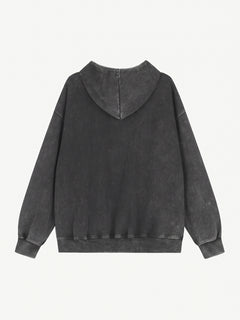 OYL‑Lab Angel Demon Girl Graphic Zip UP Hoodie