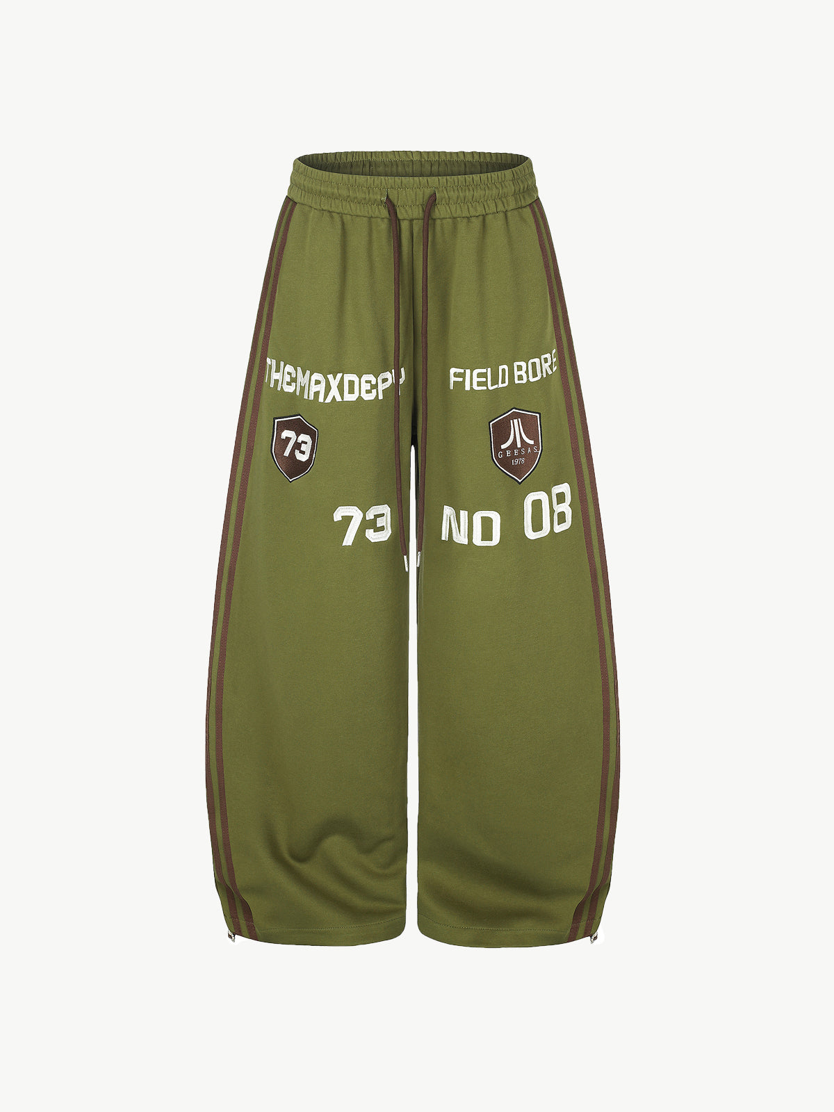 OYL-Lab Vintage Embroidered Baggy Sweatpants