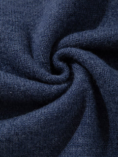 OYL-Lab Mock‑Layer Henley Knit Sweater