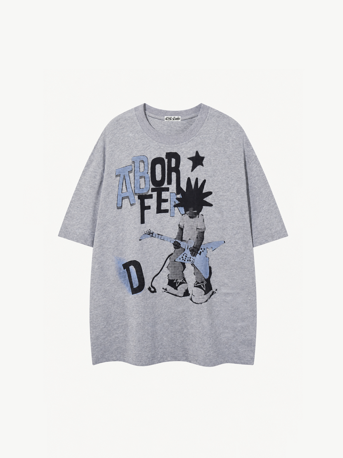 OYL-Lab Vintage Punk Rock Tee