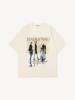 OYL-Lab Grunge Faded Collage Graphic Tee