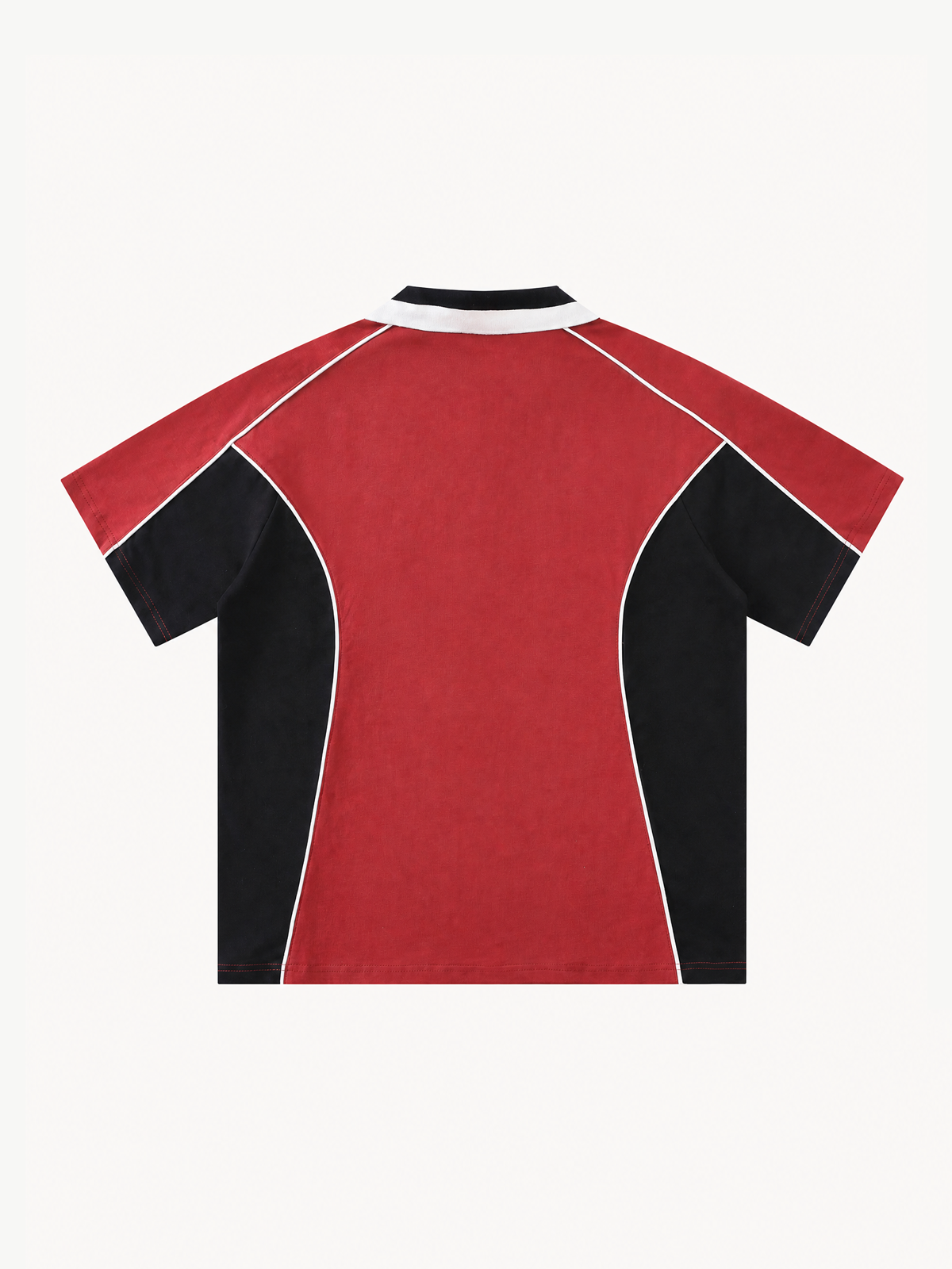 缺图OYL-Lab Retro Color Block #08 Soccer Polo Jersey Tee