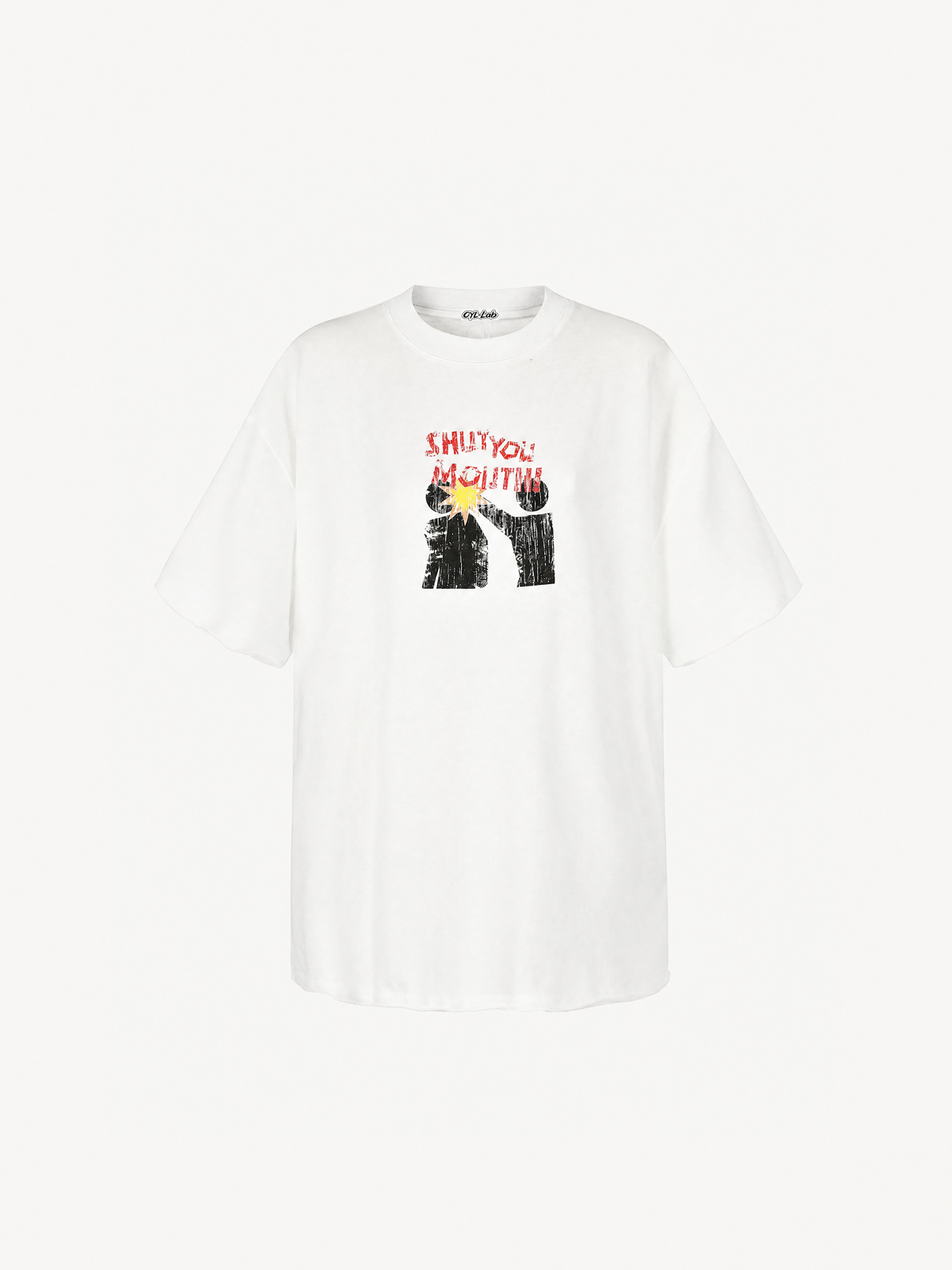 [Copy][Copy][Copy][Copy][Copy]OYL-Lab Cartoon Rabbit Hand Doodle Tee