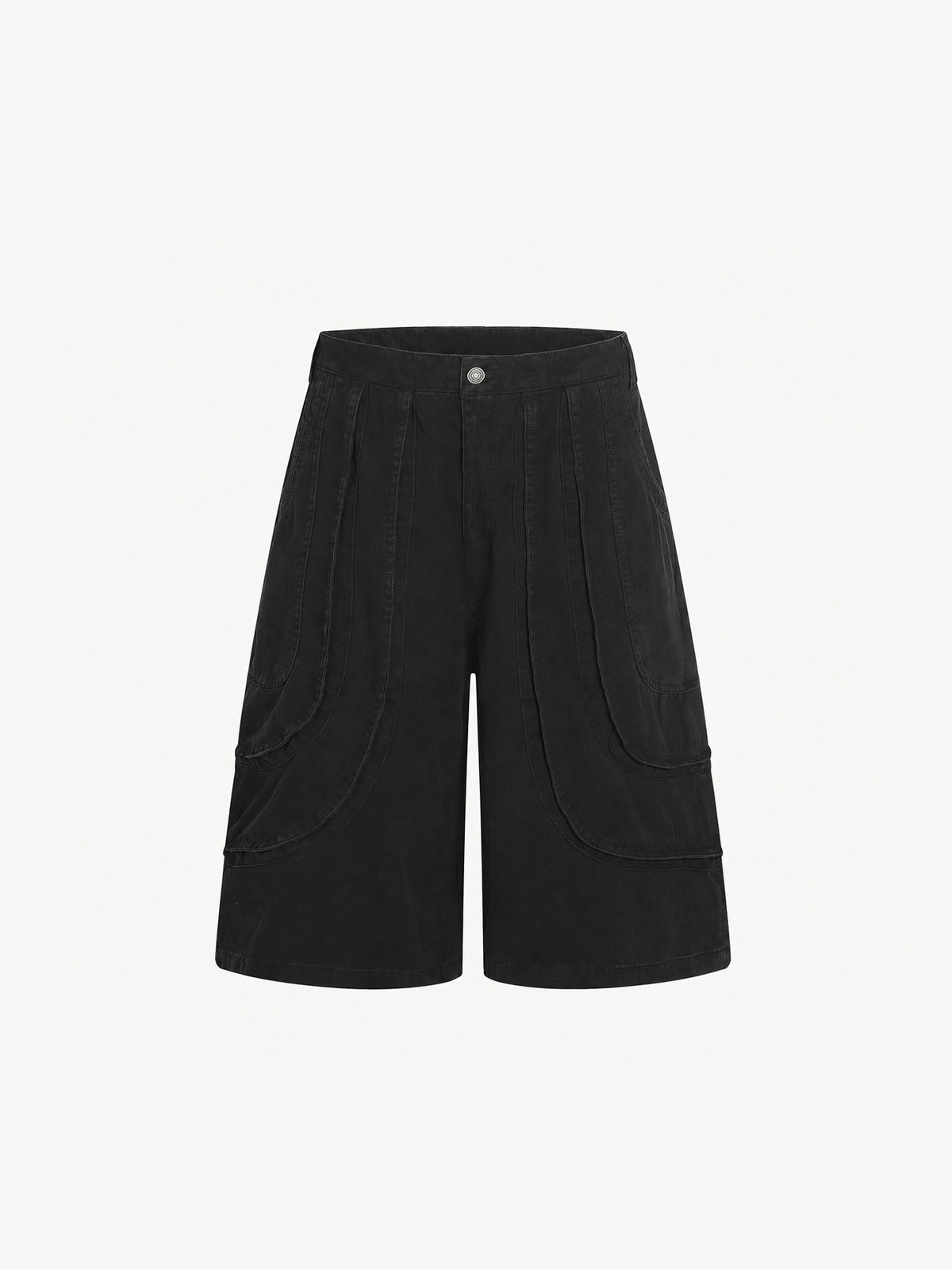 OYL-Lab Deconstructed Seam Panel Cargo Shorts