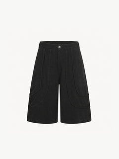 OYL-Lab Deconstructed Seam Panel Cargo Shorts
