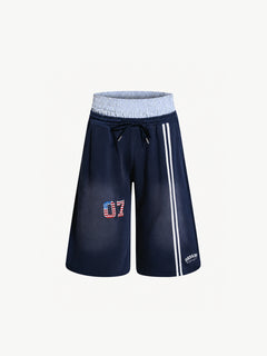 OYL-Lab Dual Waist Striped 07 Flag Shorts