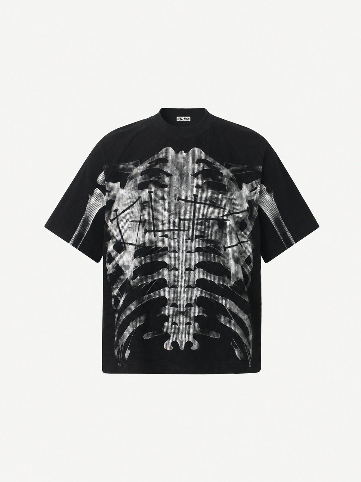 [Copy][Copy][Copy][Copy][Copy][Copy][Copy][Copy][Copy][Copy][Copy][Copy][Copy]OYL-Lab Waffle Rib Distressed Letter Print Tee