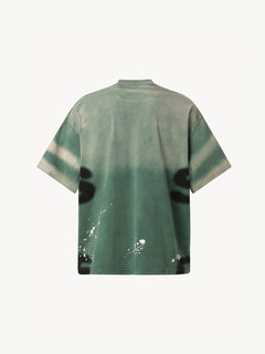OYL-Lab Spray Dye Splatter Letter Tee