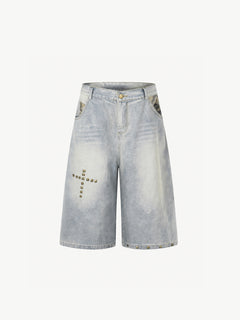 [Copy]OYL-Lab Textured Grid  Baggy Jorts