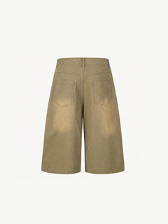OYL-Lab Vintage  Letter Jorts