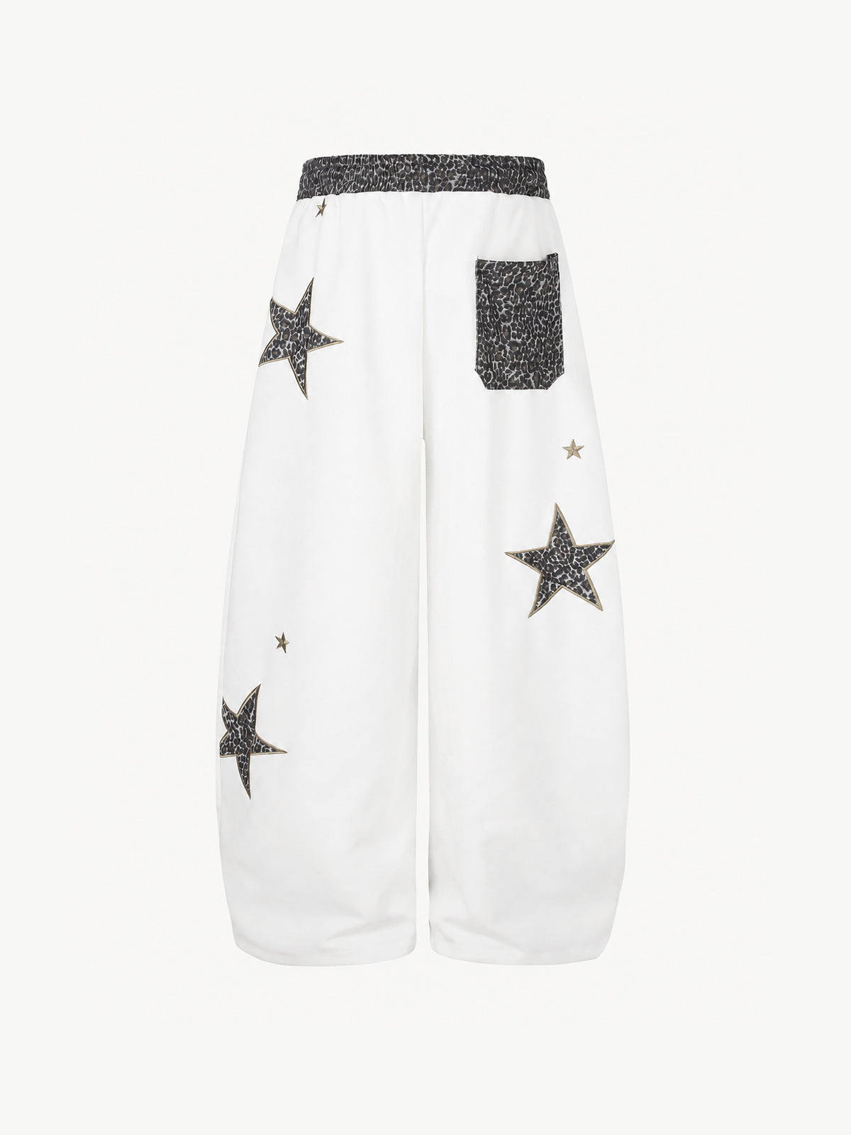 [Copy]OYL-Lab Distressed Cross Print Baggy Pants
