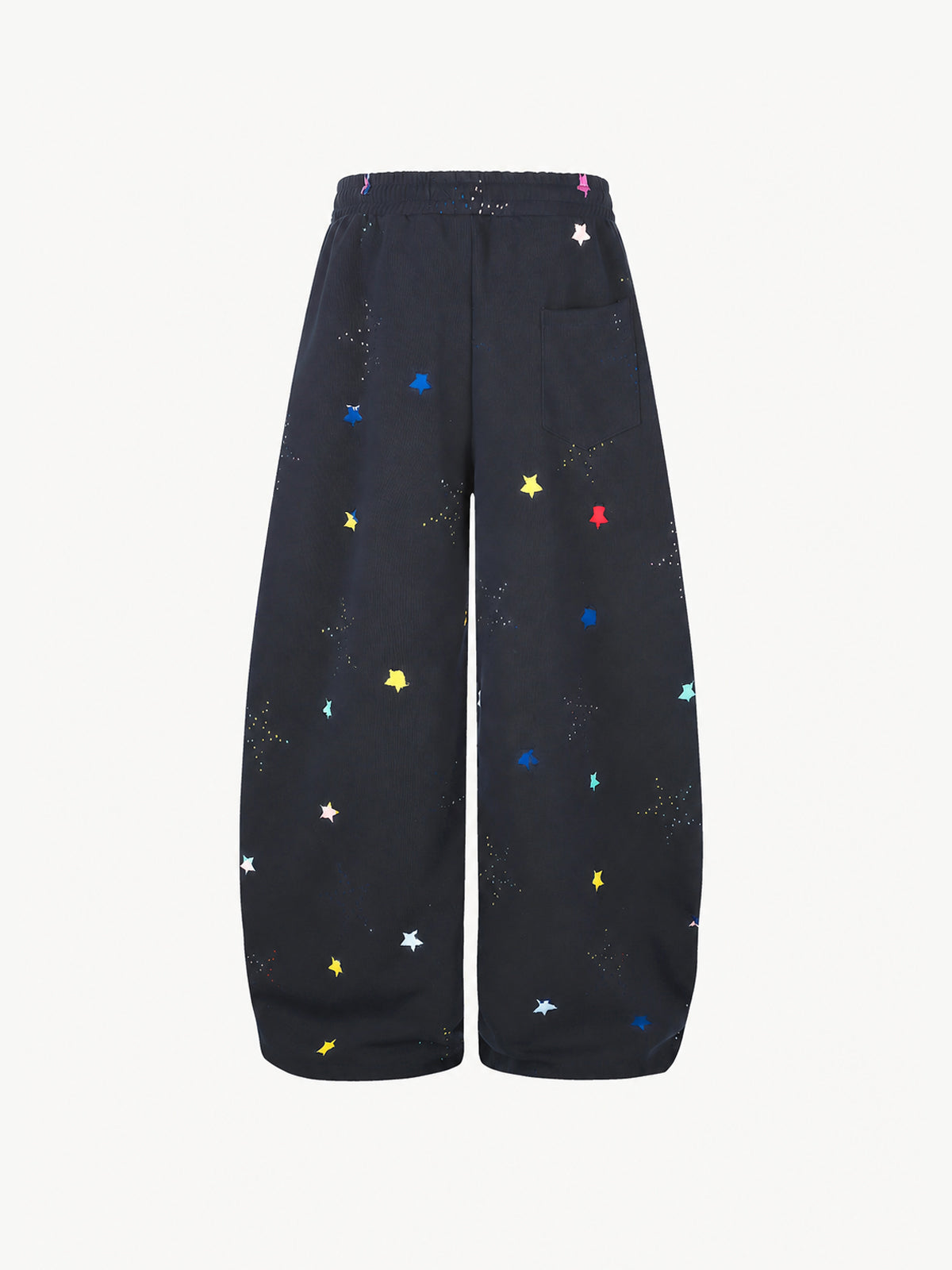 [Copy][Copy]OYL-Lab Distressed Cross Print Baggy Pants