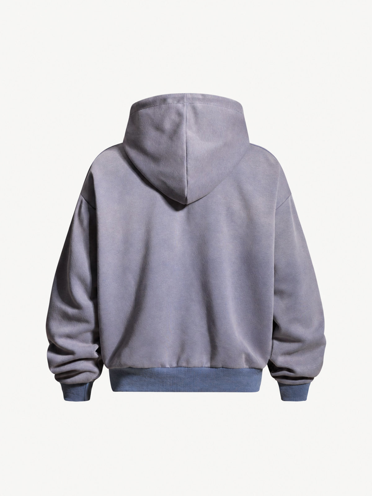OYL-Lab Vintage Distressed Graphic Zip Up Hoodie