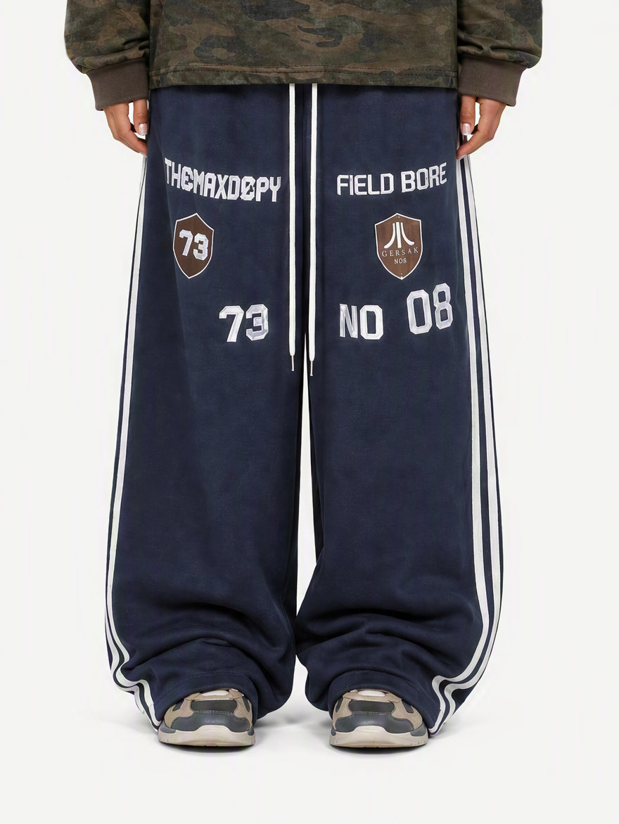 OYL-Lab Vintage Embroidered Baggy Sweatpants