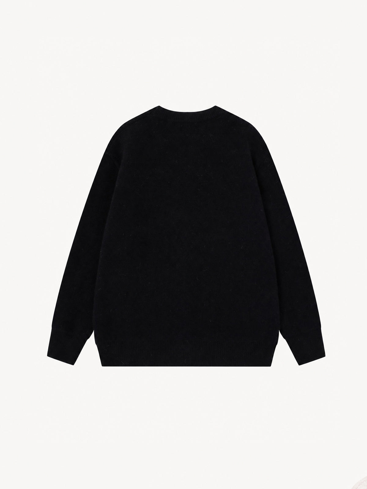 OYL-LabSkeleton Jacquard Crewneck Sweater