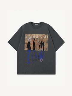OYL-Lab Grunge Faded Collage Graphic Tee