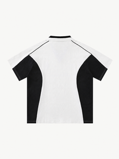 缺图OYL-Lab Retro Color Block #08 Soccer Polo Jersey Tee