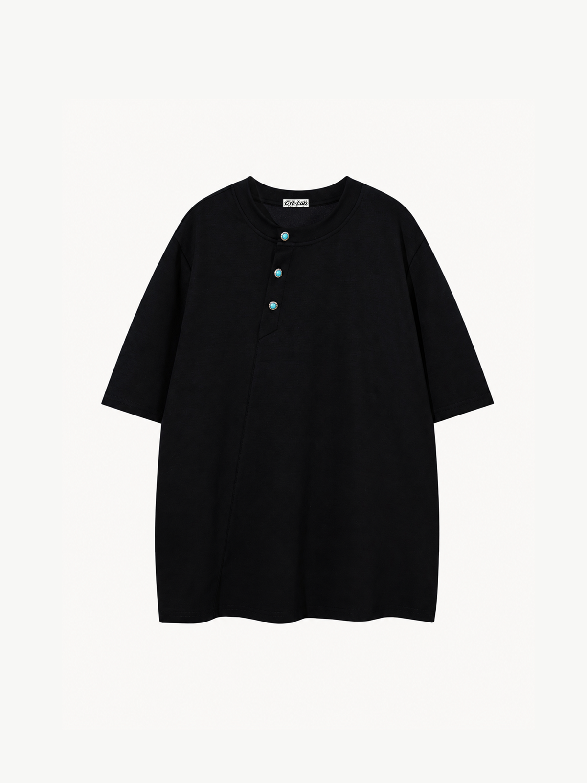 OYL-Lab Asymmetric Henley Tee