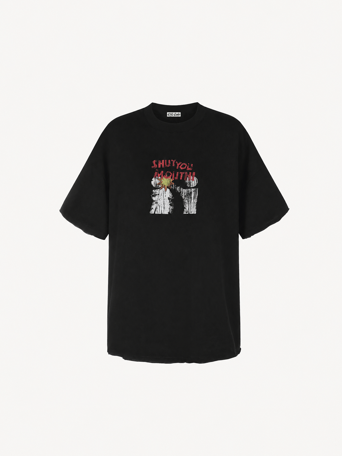 [Copy][Copy][Copy][Copy][Copy]OYL-Lab Cartoon Rabbit Hand Doodle Tee
