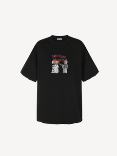 [Copy][Copy][Copy][Copy][Copy]OYL-Lab Cartoon Rabbit Hand Doodle Tee
