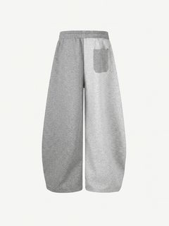 OYL-Lab Two-Tone Split Baggy Sweat Pants