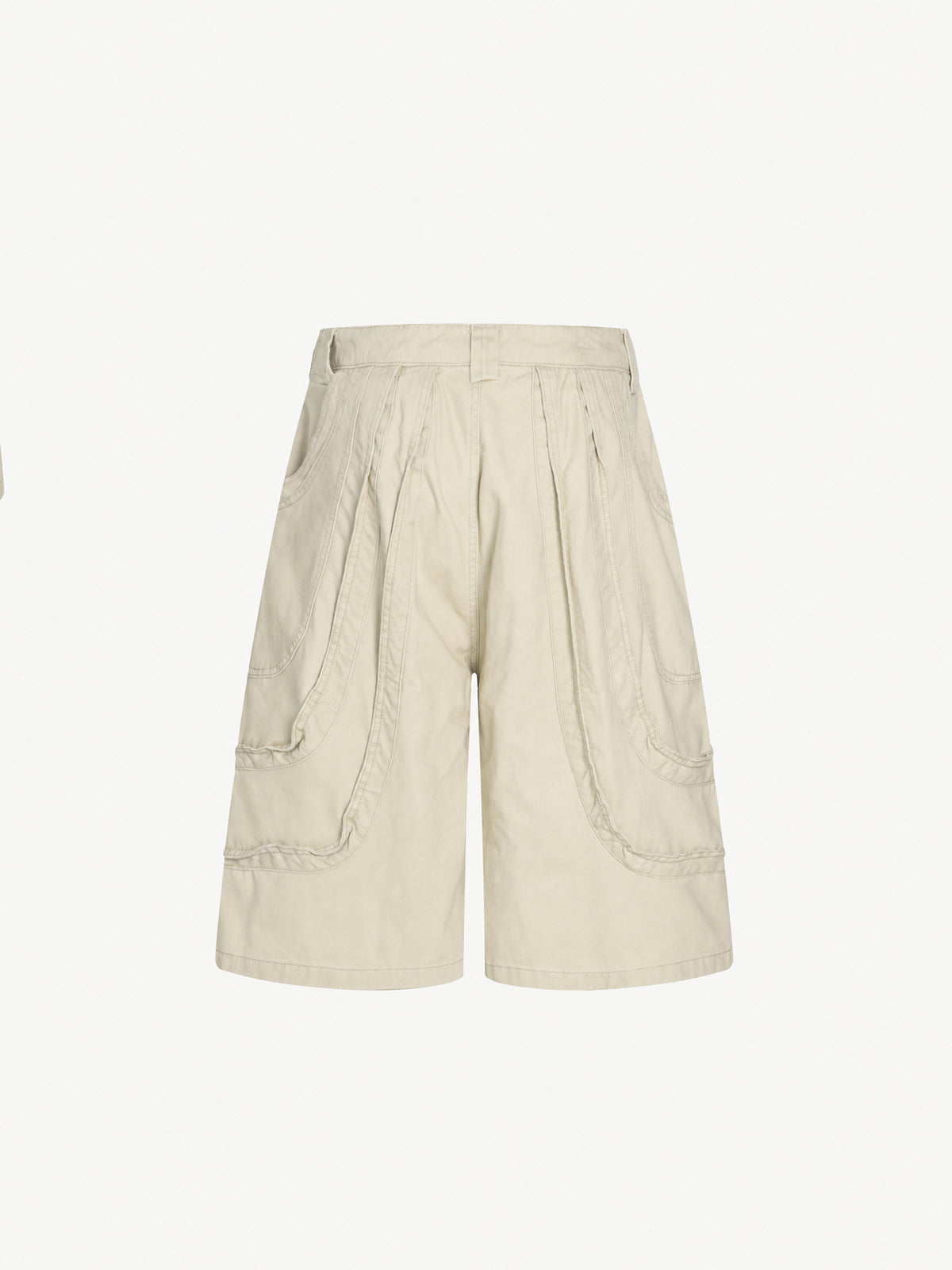 OYL-Lab Deconstructed Seam Panel Cargo Shorts