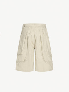 OYL-Lab Deconstructed Seam Panel Cargo Shorts