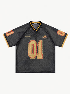 OYL-Lab Mesh Jersey Number 01 Graphic Tee